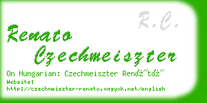 renato czechmeiszter business card